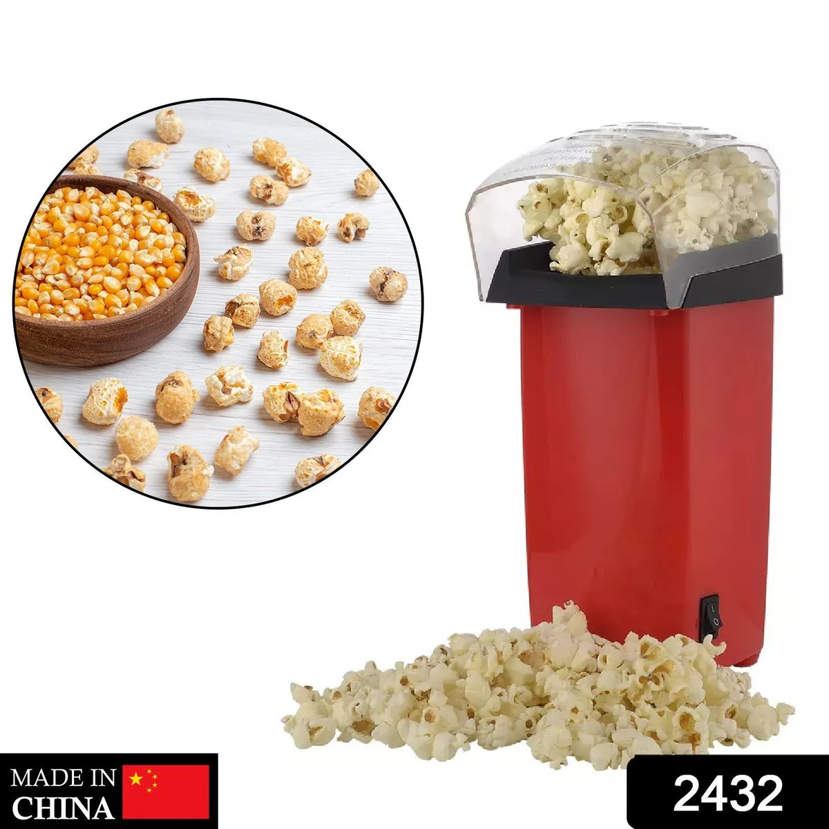 Electric Popcorn Maker Machine ? Easy Snack Maker for Home Use