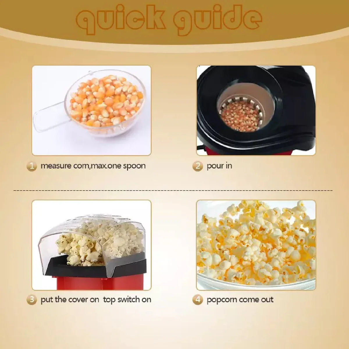Electric Popcorn Maker Machine ? Easy Snack Maker for Home Use