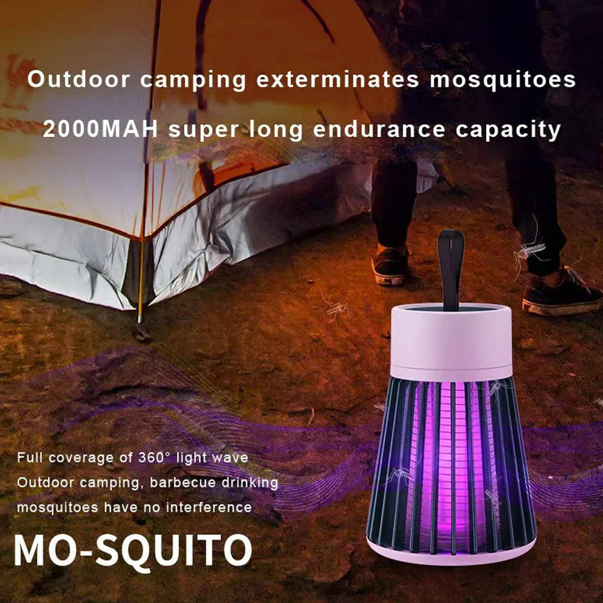 Mosquito Killer LED Lamp for Indoor &amp; Outdoor (USB Powered)